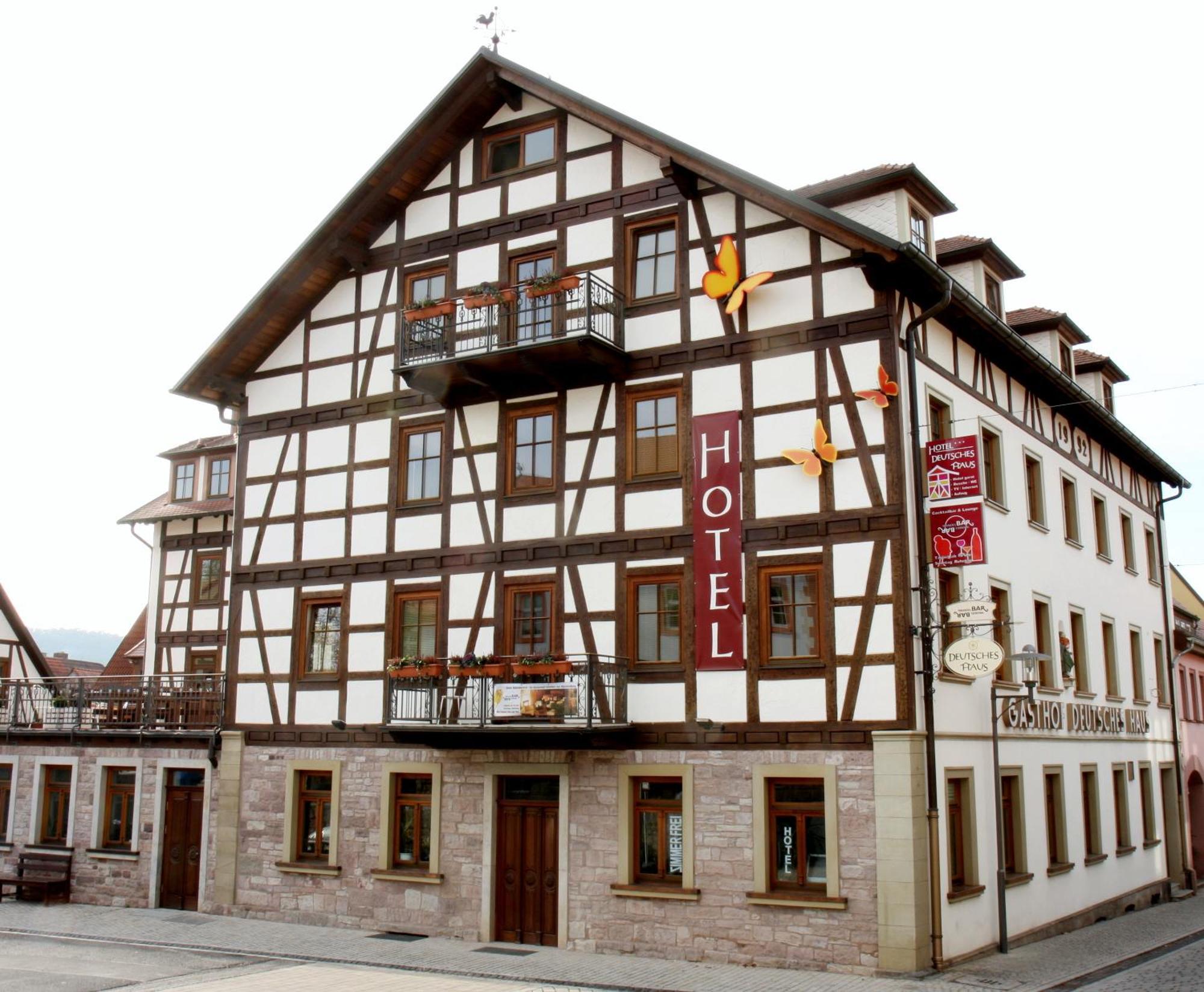 Hotel Deutsches Haus Hammelburg Bagian luar foto